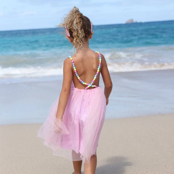 NWT Lola + The Boys Sweet Candy Pink Tulle Party Dress - Picture 2 of 4